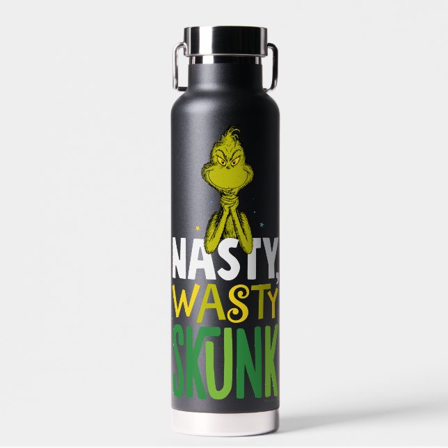 Grinch | Nasty Wasty Skunk Water Bottle (Front)