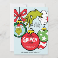 Grinch Ornament Christmas Party