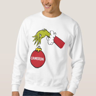 Grinch   Personalised Name Sweatshirt