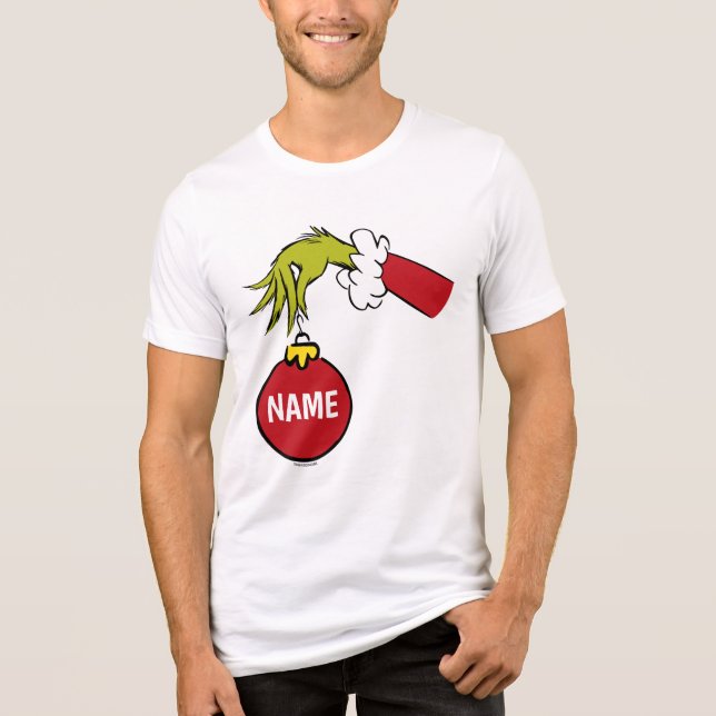 Grinch | Personalised Name Tri-Blend Shirt (Front)