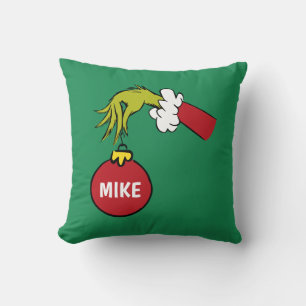 Grinch Personalized Ornament Cushion
