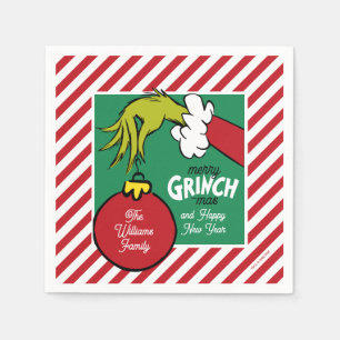 Grinch Personalized Ornament Napkin