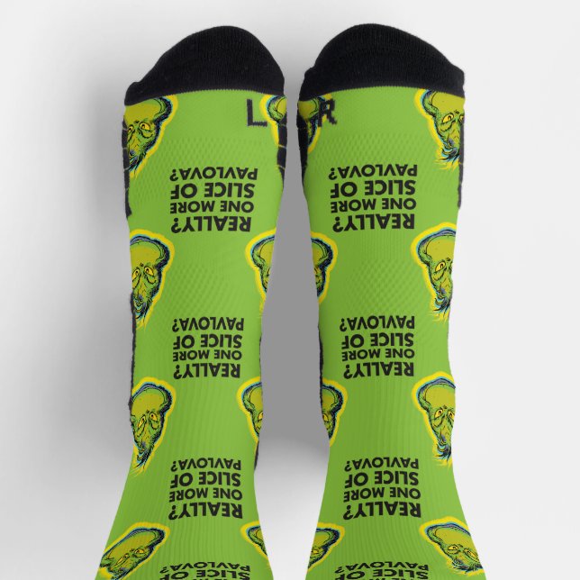 Grinch | Really? One More Slice of Pavlova? Qu Socks (Top)