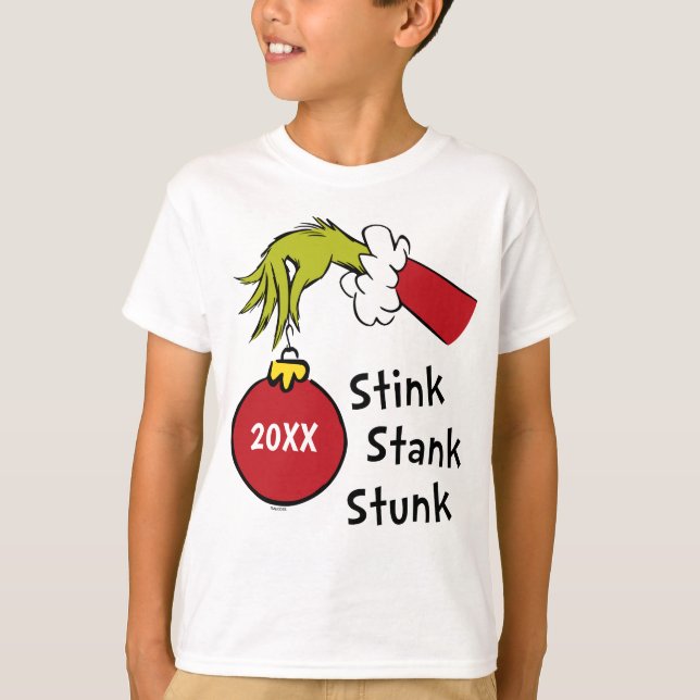 Grinch | Stink Stank Stunk T-Shirt (Front)