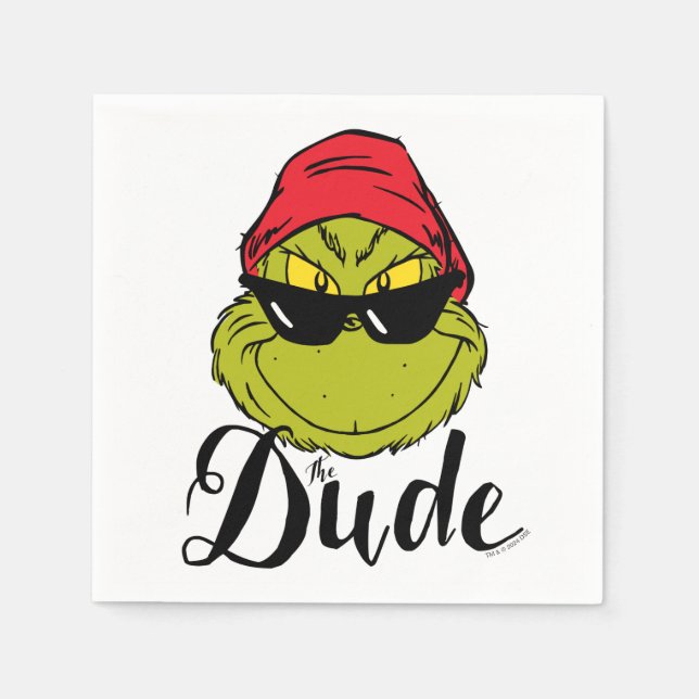 Grinch | The Dude Napkin (Front)