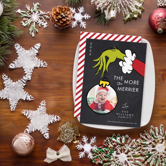 Grinch The More the Merrier New Baby - Photo (Card on table)