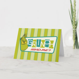 Grinch - Who Me? Holiday Card