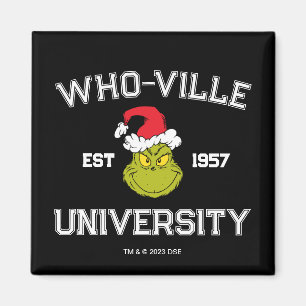 Grinch   Who-ville University Est 1957 Magnet