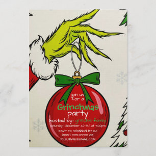 Grinchmas Party  Invitation