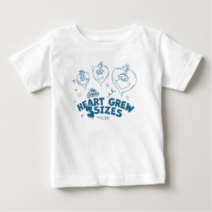 Grinch's Heart Grew 3 Sizes Baby T-Shirt