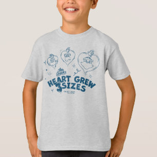 Grinch's Heart Grew 3 Sizes T-Shirt