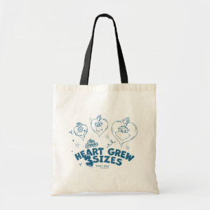 Grinch's Heart Grew 3 Sizes Tote Bag