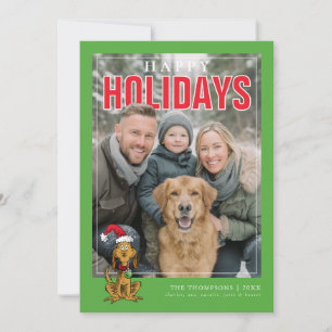 Grinch's Max Personalised Photo Holiday Card