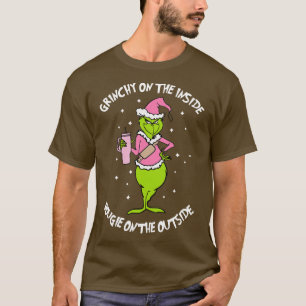 Grinchy On The Inside Bougie On The Outside Funny T-Shirt