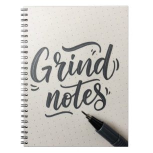 Grind Notes Journal – Handwritten Style Design