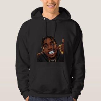 Grind Now Shine Later Cartoon Streetwear Hoodie -