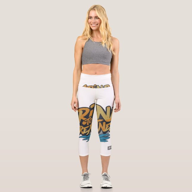 Grind To Greatness Capri Leggings (Front)