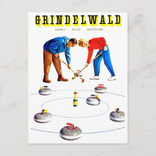 Grindelwald, recreation, sport, Switzerland Postcard