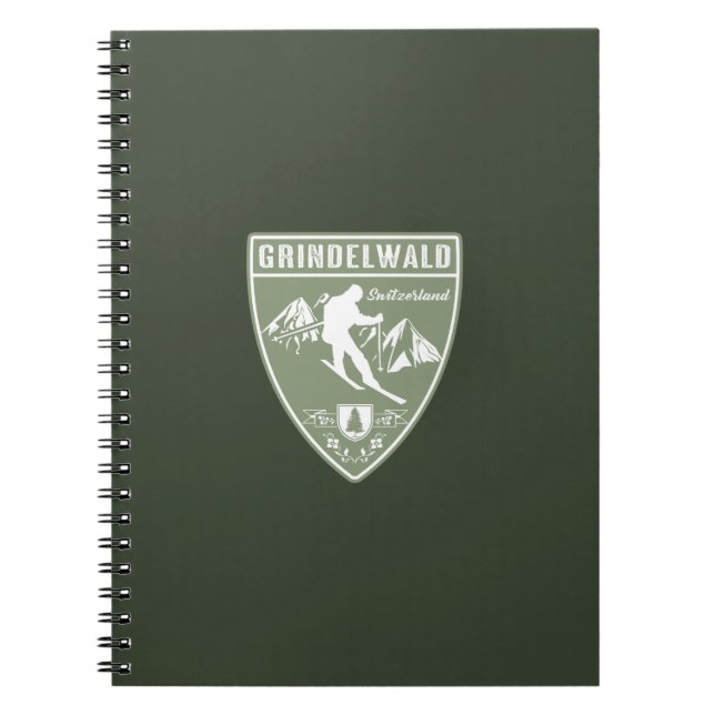 Grindelwald Switzerland Notebook (Front)