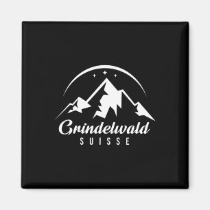 Grindelwald Switzerland Ski Resort Skiing Snowboar Magnet