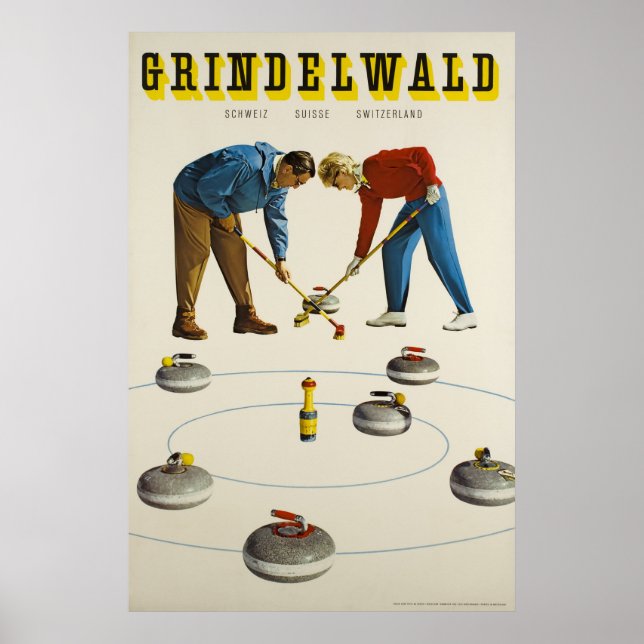 Grindelwald ,Switzerland, Travel Poster (Front)