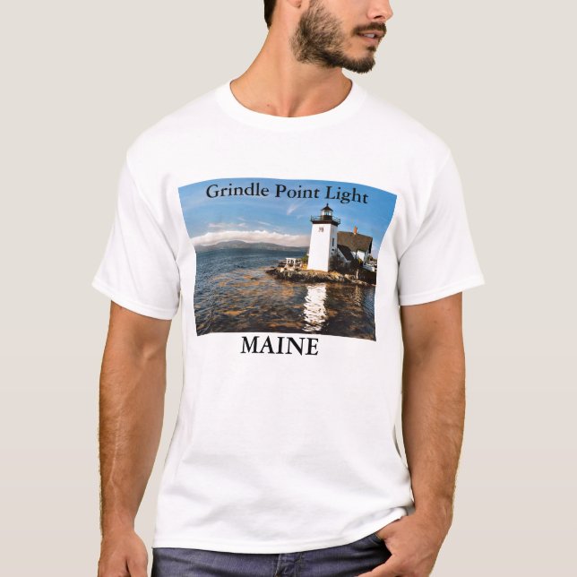 Grindle Point Light, Maine Shirt (Front)