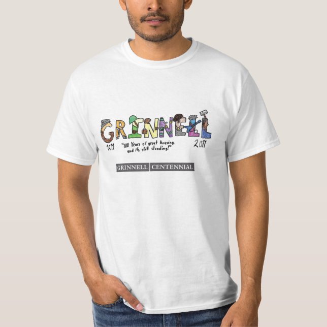 Grinnell at 100, #2 T-Shirt (Front)