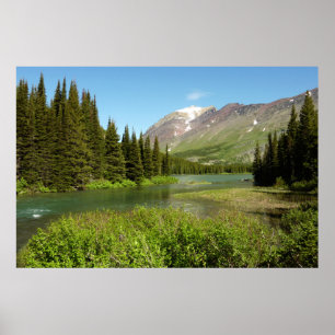Grinnell Creek at Glacier National Park Poster
