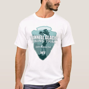Grinnell Glacier Hiking Trail (arrowhead T) T-Shirt