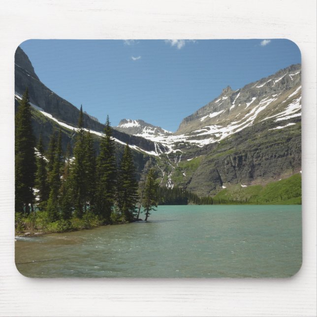 Grinnell Lake at Glacier National Park Mouse Mat (Front)