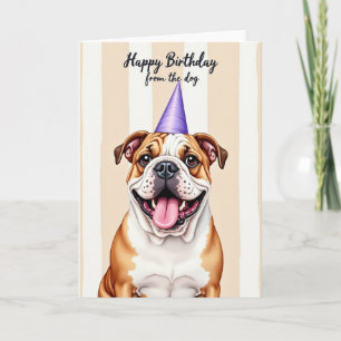 Grinning Canine Birthday Card
