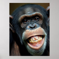 Grinning Chimpanzee