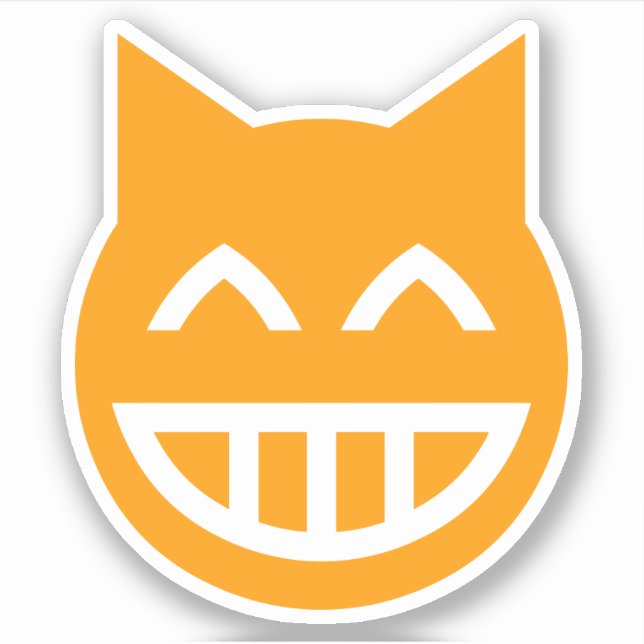 Grinning Emoji Cat (Front)