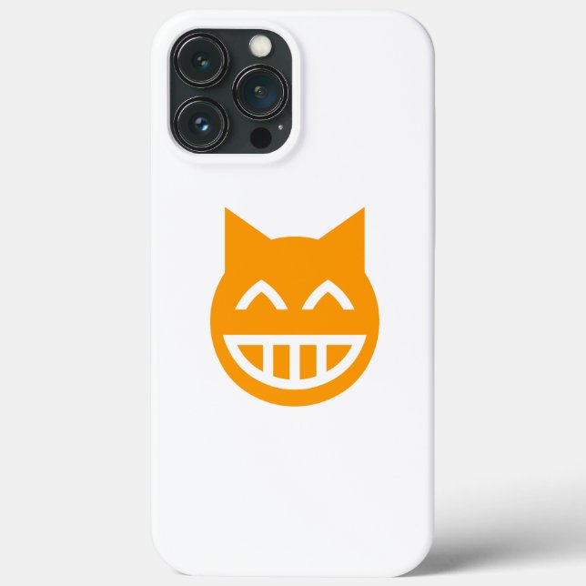 Grinning Emoji Cat Case-Mate iPhone Case (Back)