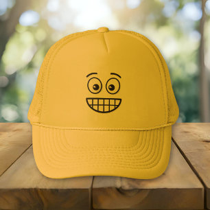Grinning Face with Open Eyes Trucker Hat