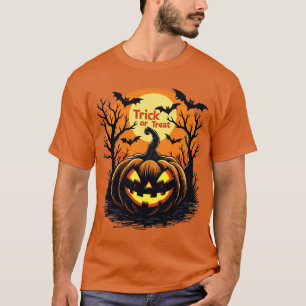 Grinning Gourds & Ghoulish Nights T-Shirt
