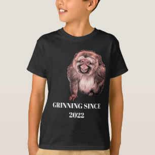 Grinning Monkey T-Shirt - Customisable