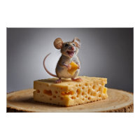 Grinning Mouse and Cheese