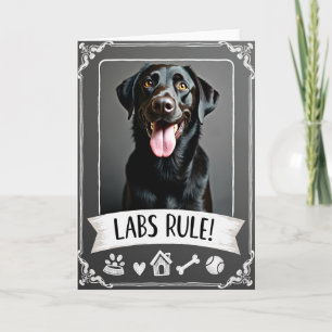 Grinning Pup Birthday Card