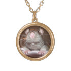 grinning rat necklace