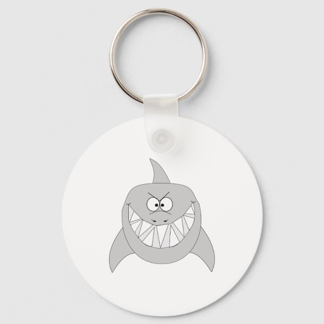 Grinning Shark Key Ring (Front)