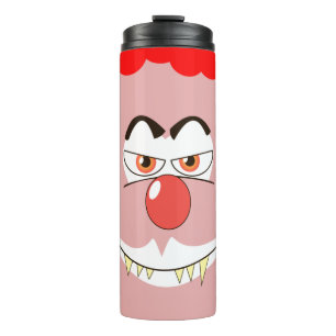 Grinning Vampire Clown Thermal Tumbler
