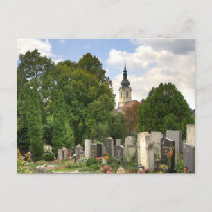 Grinzinger Friedhof, Wien Österreich Postcard
