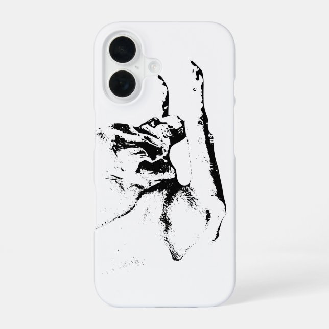 Grip & Gaze iPhone 16 Case (Back)