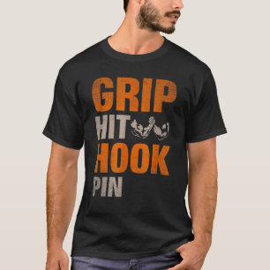 Grip Hit Hook Pin Arm Wrestler Arm Wrestling Champ T-Shirt