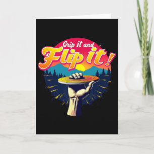 Grip It And Flip It Funny Disc Golf Player Mens Gr Card