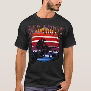 Grip It And Rip It Dirt Bike Retro Biker MX T-Shirt