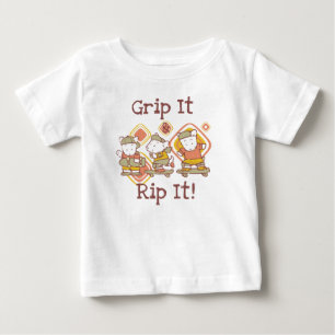Grip It and Rip It Skateboarding Baby T-Shirt