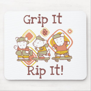 Grip It and Rip It Skateboarding Mouse Mat