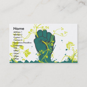 gripping nature vector business card